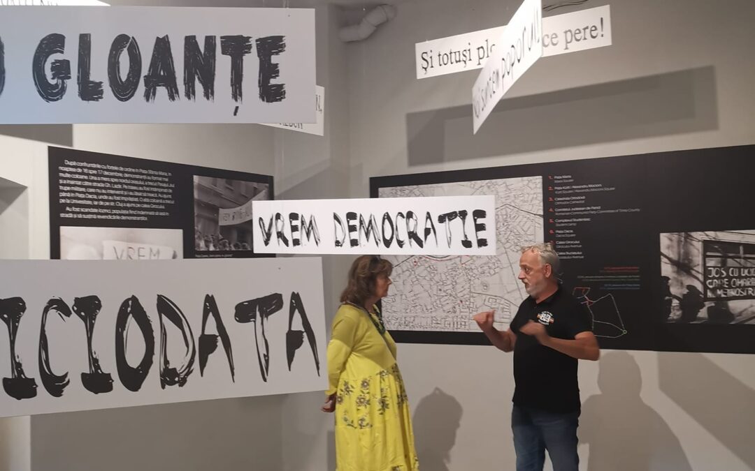 Vizita doamnei Ana Blandiana la Memorialul Revoluției
