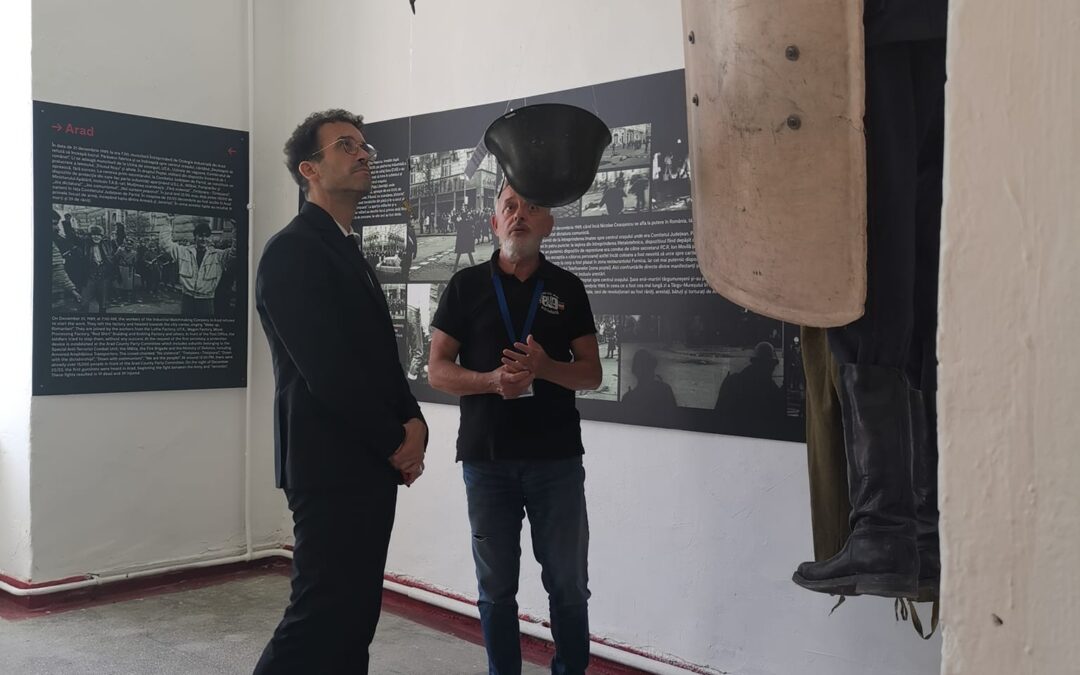 Vizita domnului Julien Chiappone-Lucchesi, directorul Institutului Francez din România