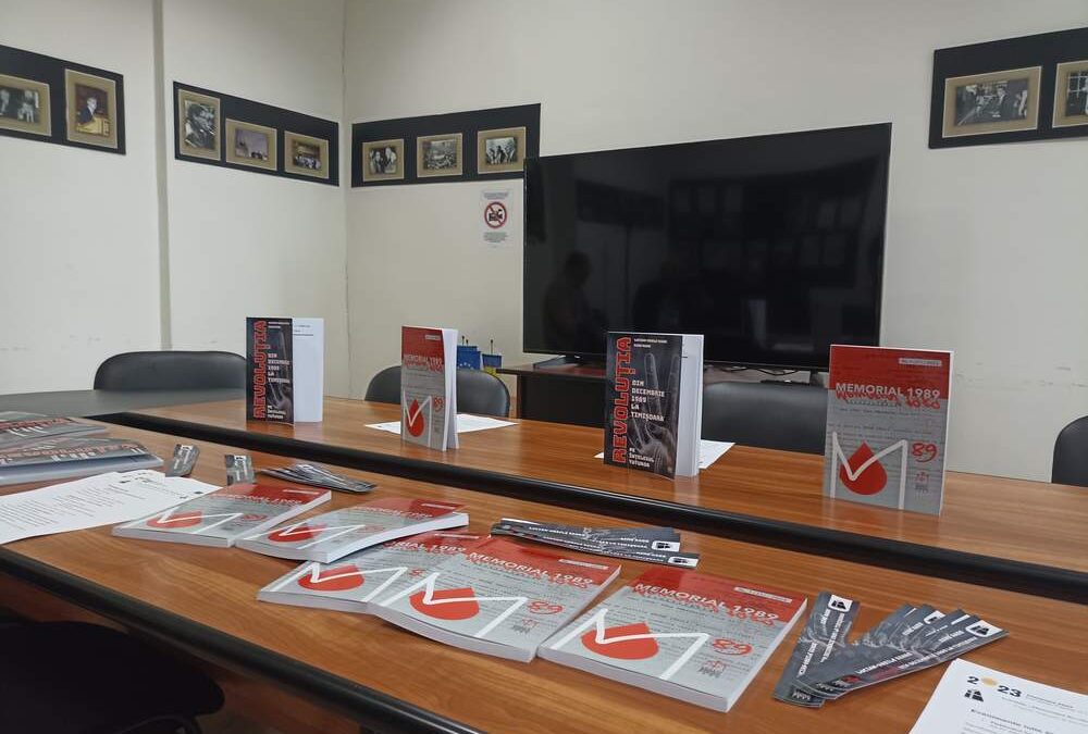 Noi apariții editoriale la Editura Memorialul Revoluției