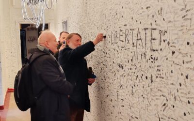 Vizita istoricului Stéphane Courtois la Memorialul Revoluției