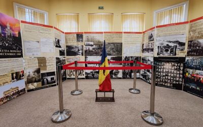 Vernisarea expoziției noastre itinerante „Revoluția Română din Decembrie 1989” la Sânnicolau Mare